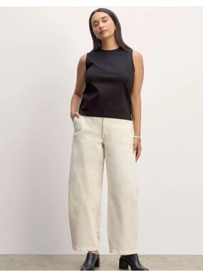 Everlane Black Tank Top – Size 4 | Minimalist Sleeveless Blouse
